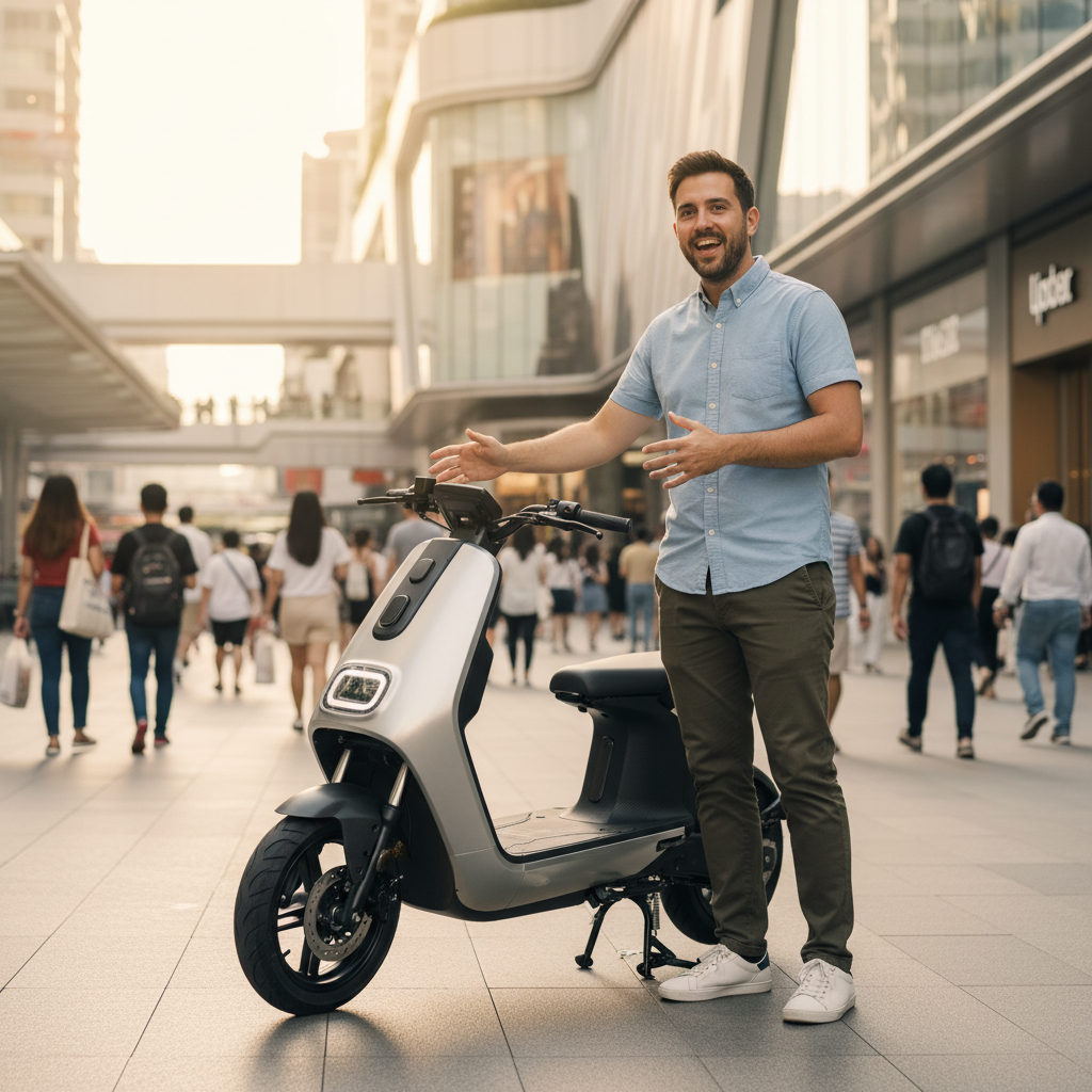 นักรีวิวชี้เทรนด์! สกู๊ตเตอร์ EV ติด AI เซนเซอร์จ่อเข้าไทย - ai-sensor-electric-scooter-ev