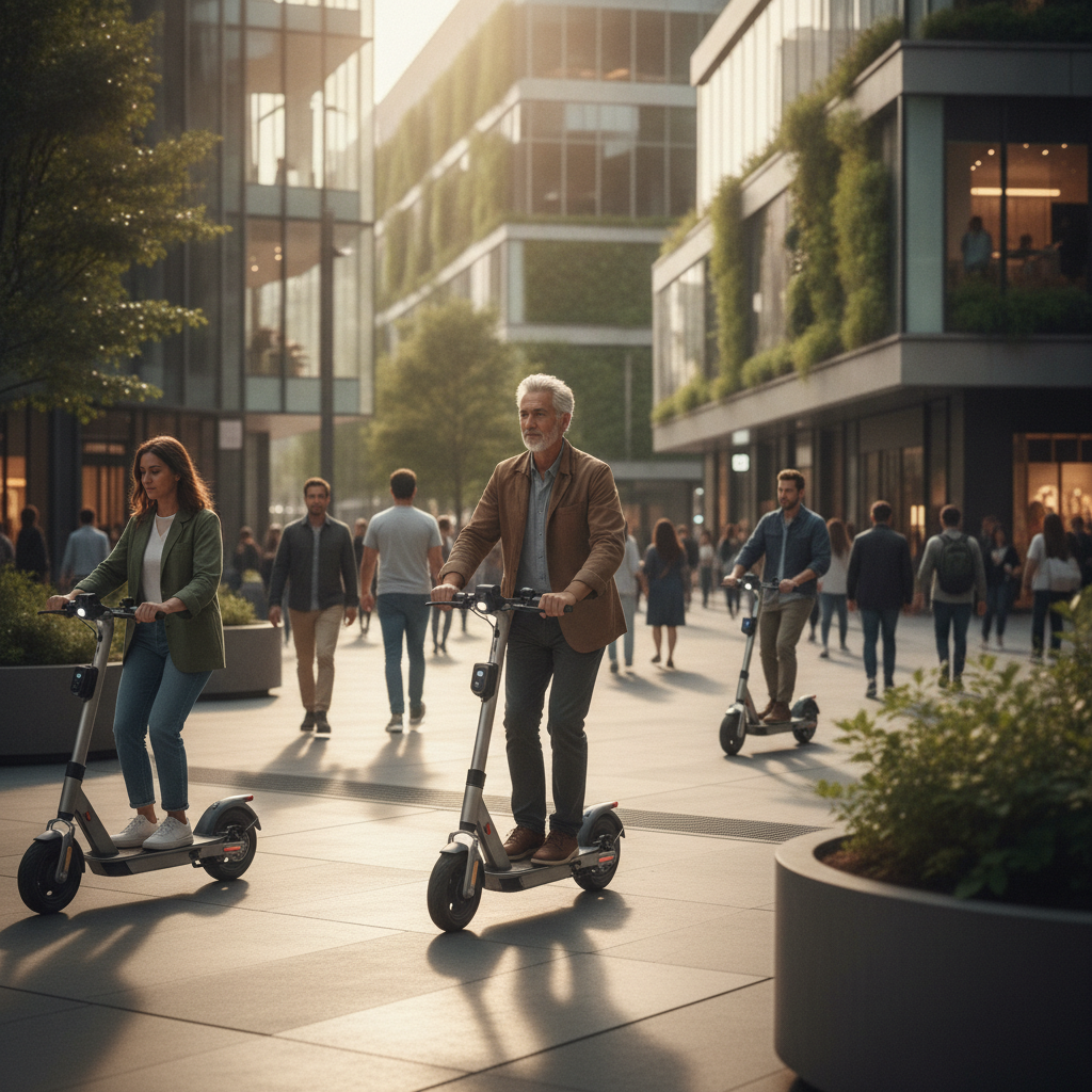 เทรนด์ EV 2027: สกู๊ตเตอร์ไฟฟ้าติดเซ็นเซอร์ AI ลดอุบัติเหตุ - ai-sensor-scooter-trend
