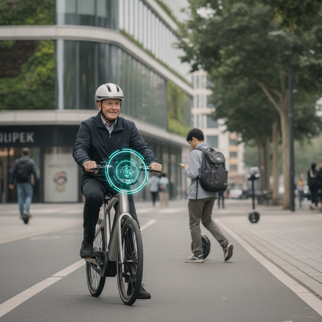 อนาคต E-Bike 2027: เทคโนโลยี AI ช่วยเบรกเพิ่มความปลอดภัย - ai-smart-braking-ebike-2027