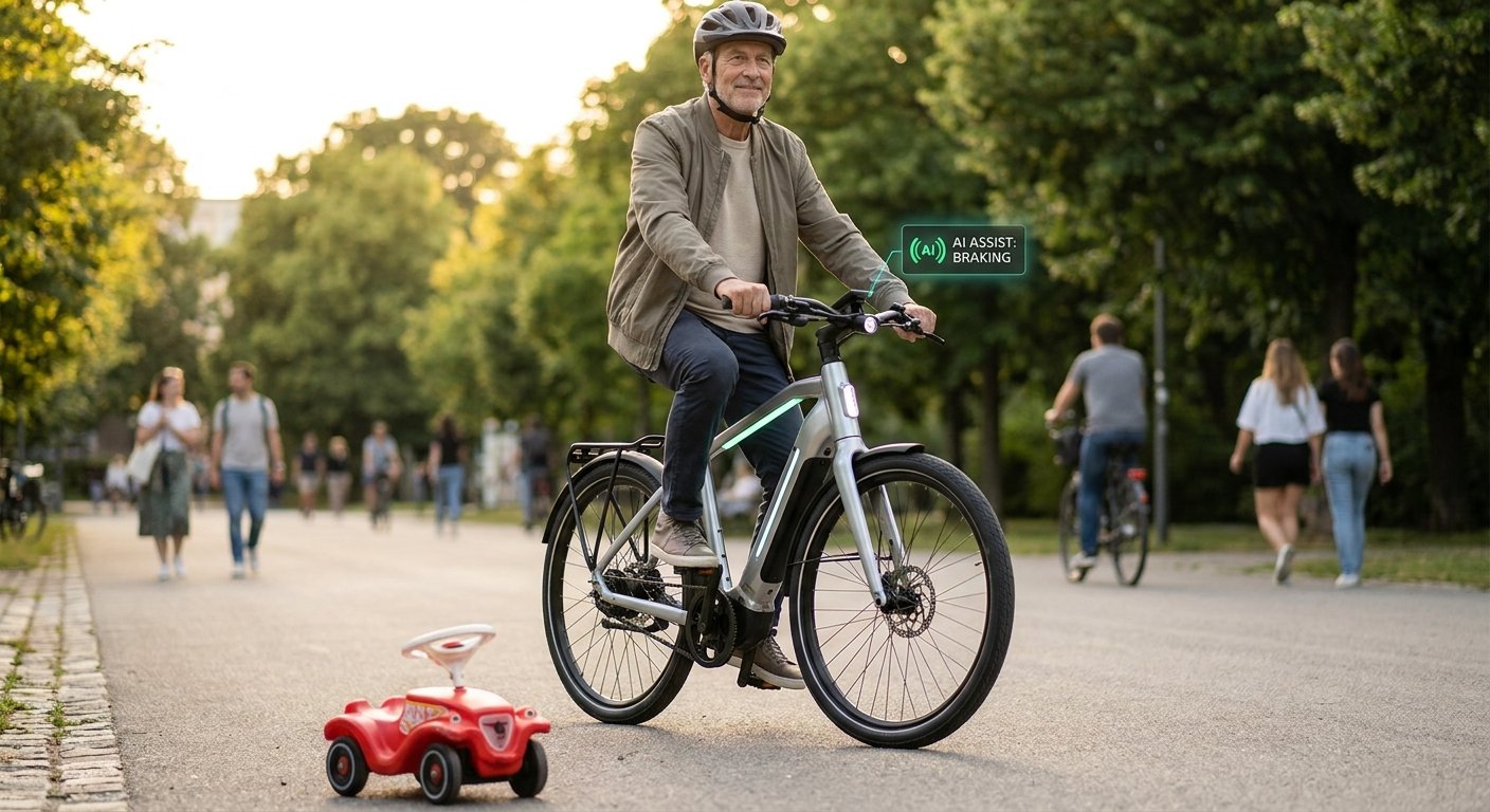 เทรนด์ EV 2027: ระบบเบรก AI อัจฉริยะใน E-Bike ป้องกันรถล้ม