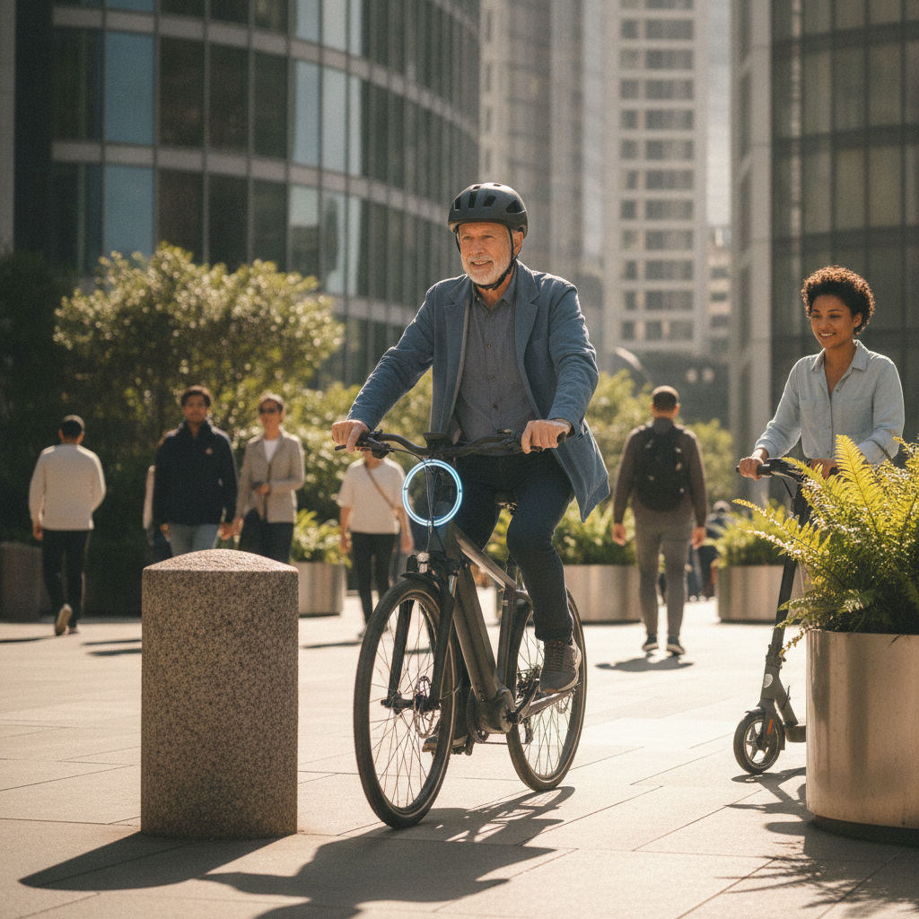 เทรนด์ EV 2027: ระบบเบรก AI อัจฉริยะใน E-Bike ป้องกันรถล้ม - ai-smart-braking-ebike
