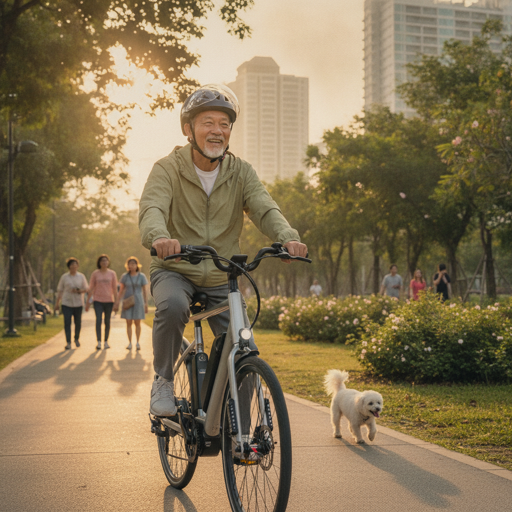 เทรนด์ E-Bike 2027: ระบบ AI ช่วยเบรกอัจฉริยะ ปลอดภัยวัยเก๋า - ai-smart-ebike-safety-trend