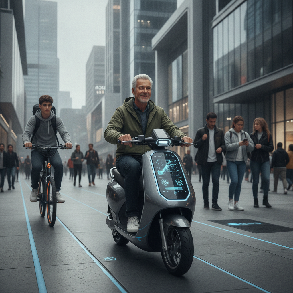 อนาคต EV 2027! สกู๊ตเตอร์ไฟฟ้าติด AI ช่วยคุมแบตเตอรี่ - ai-smart-ev-trend-2027