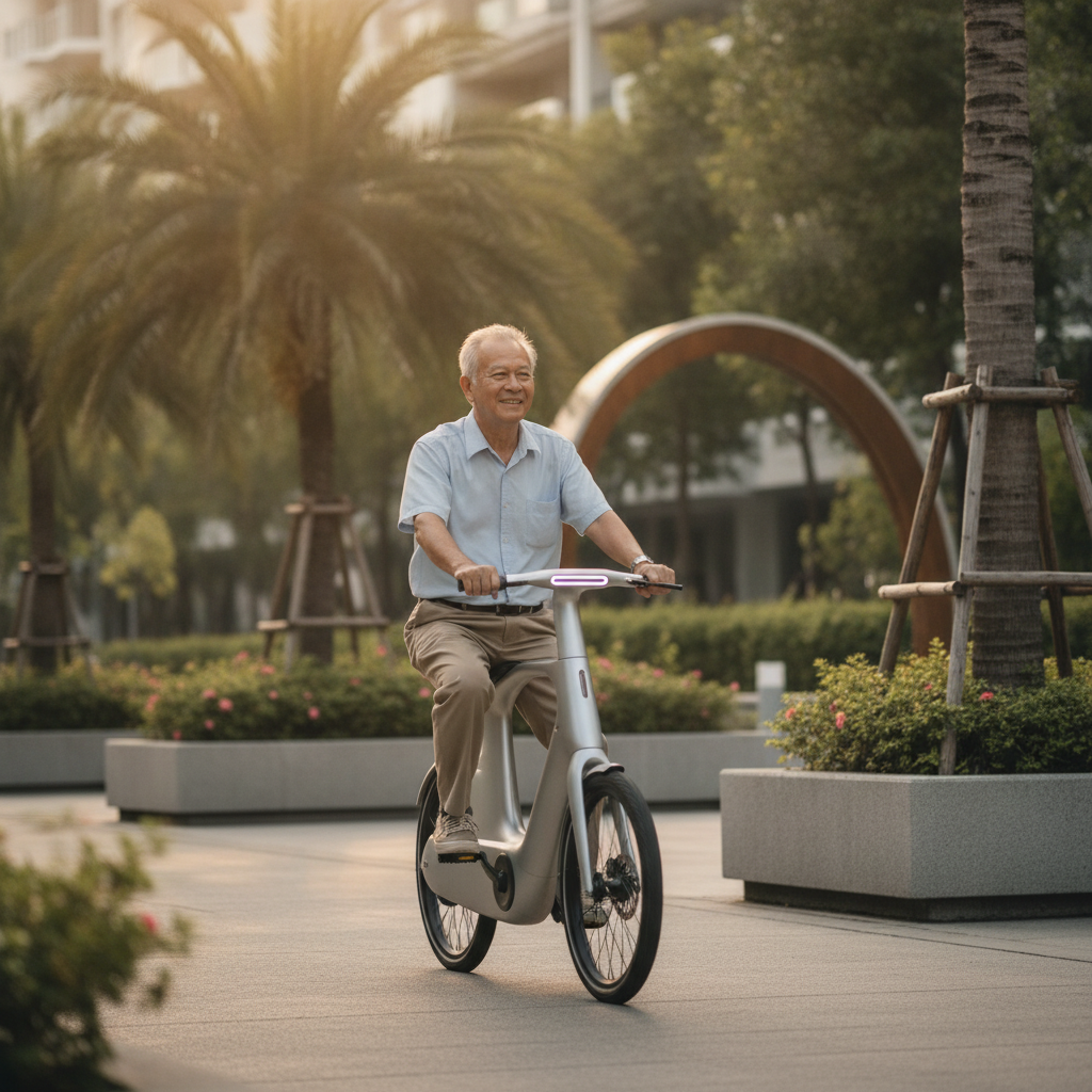 เทรนด์ E-Bike ปลายปี 2026: ระบบทรงตัวอัตโนมัติเอาใจวัยเก๋า - auto-balance-ebike-trend-2026