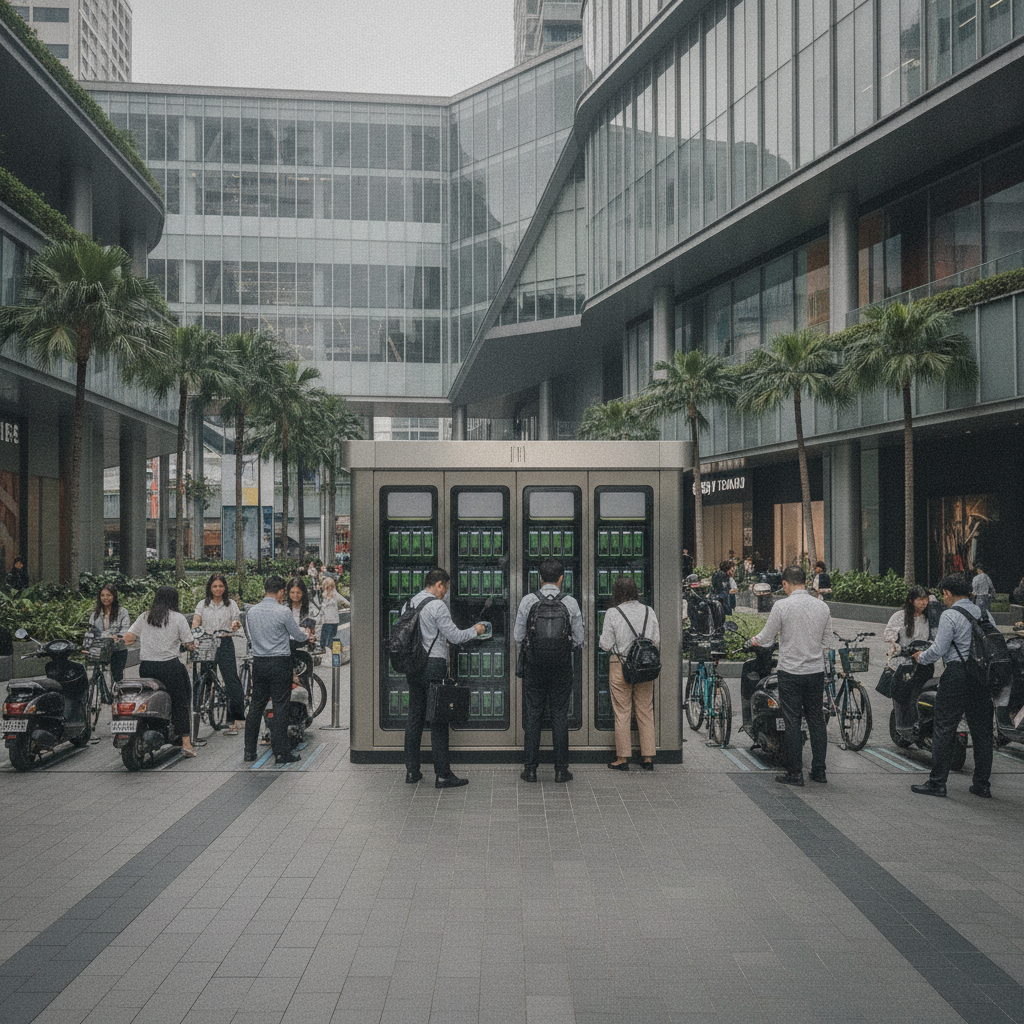 เทรนด์ EV 2027! ตู้สลับแบตเตอรี่มาแรง ไม่ต้องเสียเวลาชาร์จ - battery-swap-ev-trend
