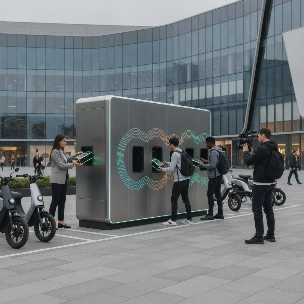 อนาคต EV 2027: สถานีสลับแบต (Battery Swap) E-Bike สุดล้ำ - battery-swap-station-ebike-trend