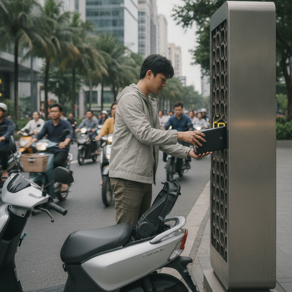 อัปเดต EV 2027: เทคโนโลยีสลับแบตเตอรี่ E-Bike ไร้รอยต่อ - battery-swapping-ebike-trend