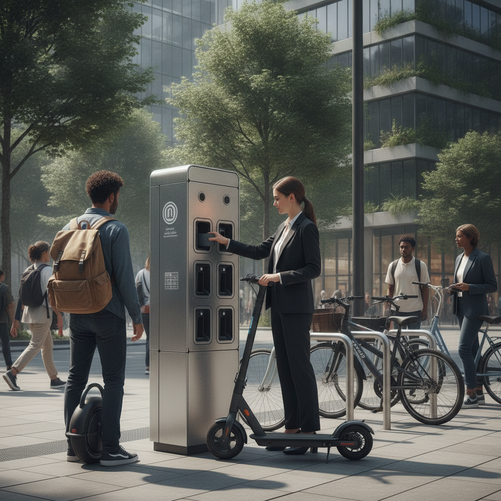 อนาคต EV 2027: เทรนด์ตู้สลับแบตฯ E-Bike ไม่ต้องรอชาร์จ - battery-swapping-ebike-trend