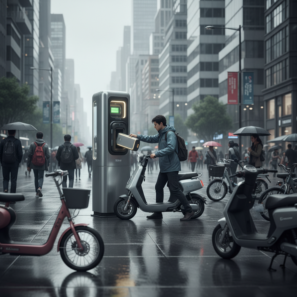 อนาคต EV! เทรนด์สลับแบตเตอรี่ E-Bike ไม่ต้องเสียเวลาชาร์จ - battery-swapping-ebike-trend