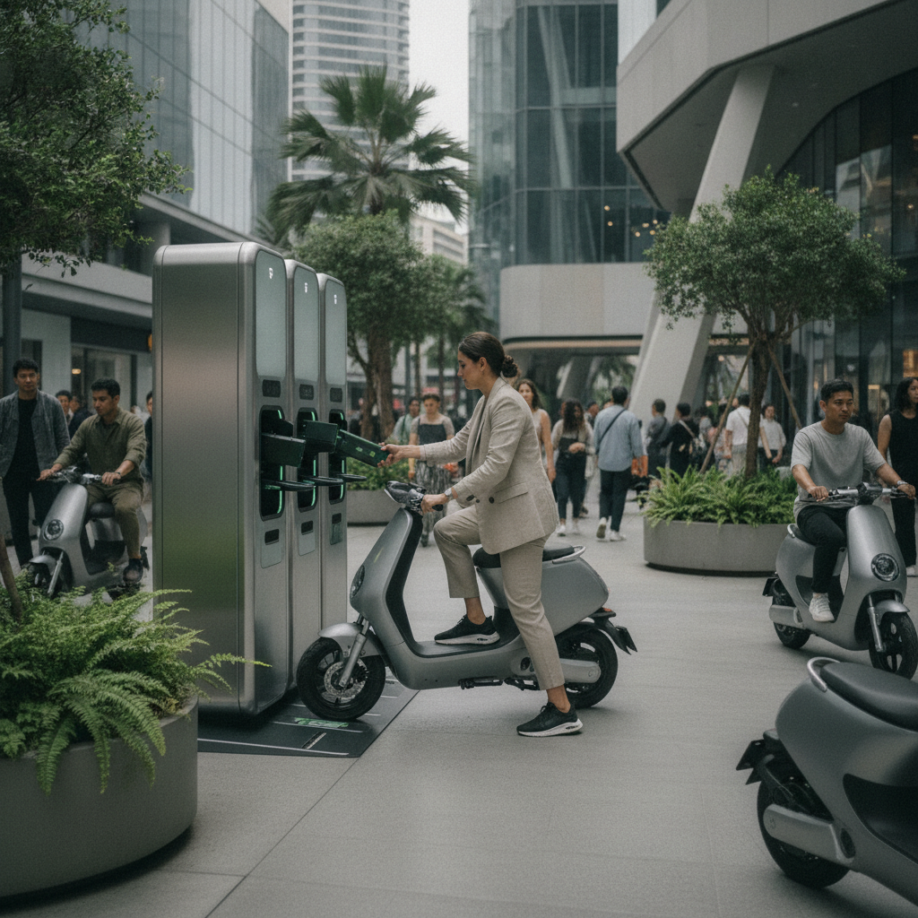 เจาะเทรนด์ EV 2027: ระบบสลับแบตเตอรี่ E-Bike ไร้รอยต่อ - battery-swapping-ebike-trend