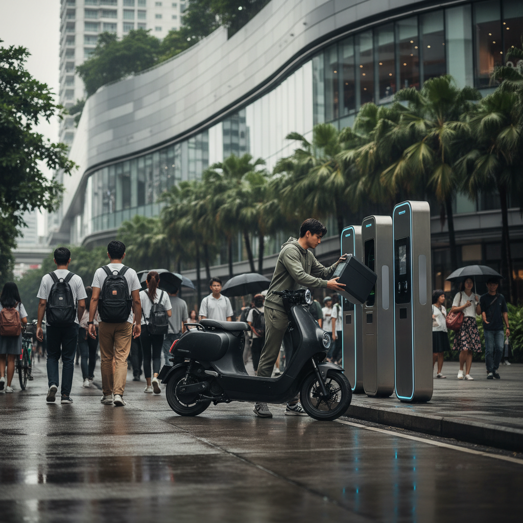 เจาะเทรนด์สลับแบตเตอรี่ E-Bike อนาคตใหม่ EV ไทย 2026 - battery-swapping-ebike-trend
