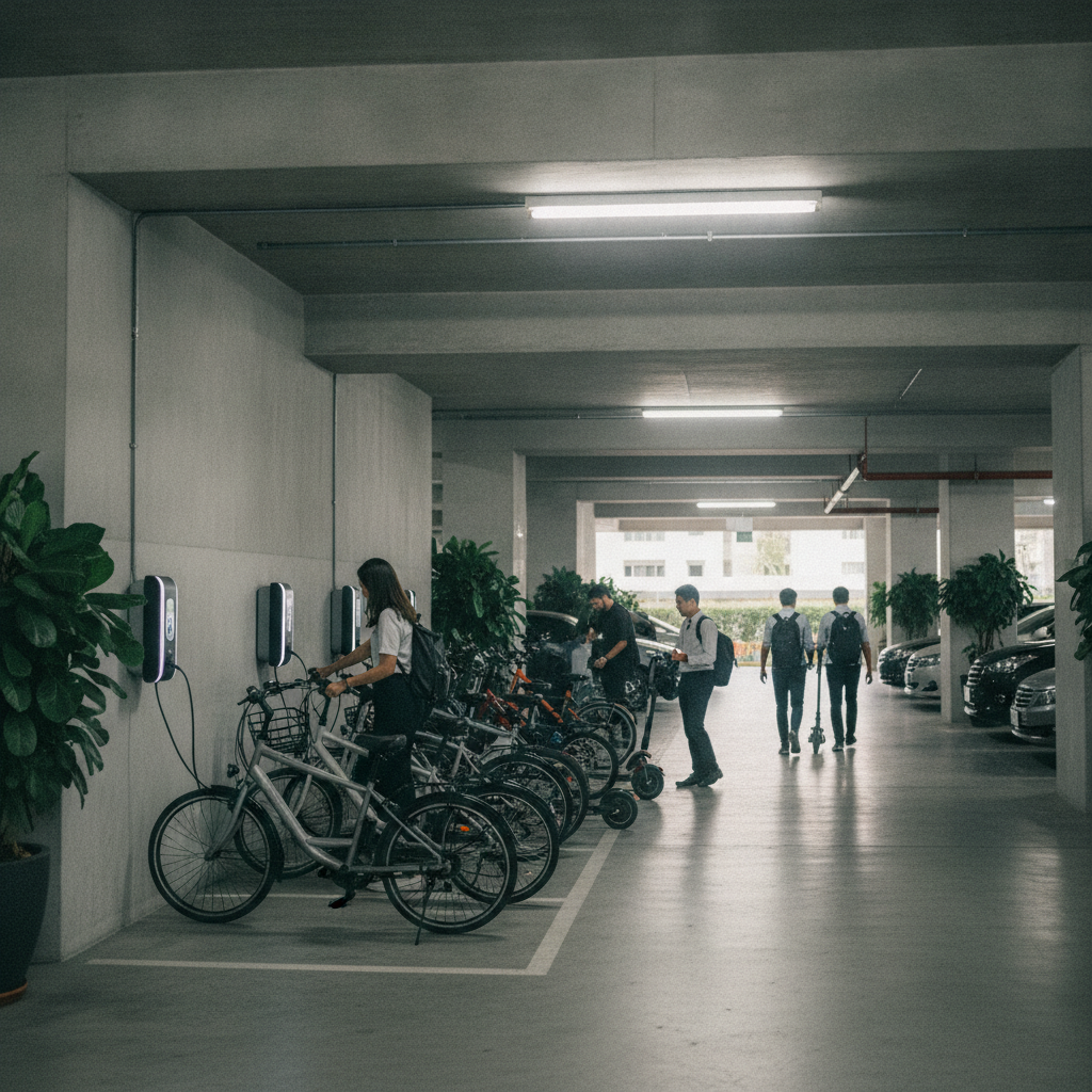 เทรนด์ EV 2027! คอนโดแห่เพิ่มจุดชาร์จ E-Bike เอาใจวัยทำงาน - condo-ebike-charging-trend-ev