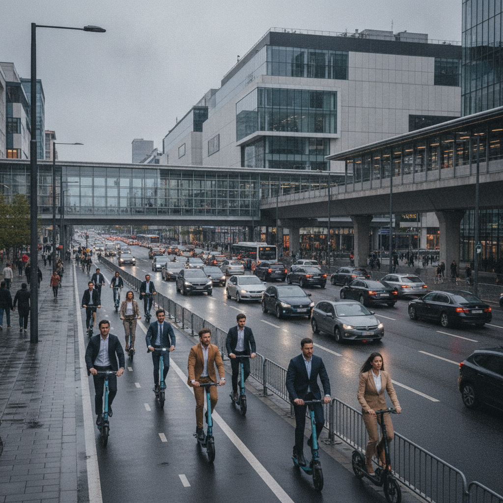 เทรนด์ E-Scooter 2027: พาหนะเชื่อมต่อรถไฟฟ้าแก้รถติด - e-scooter-urban-commute-trend