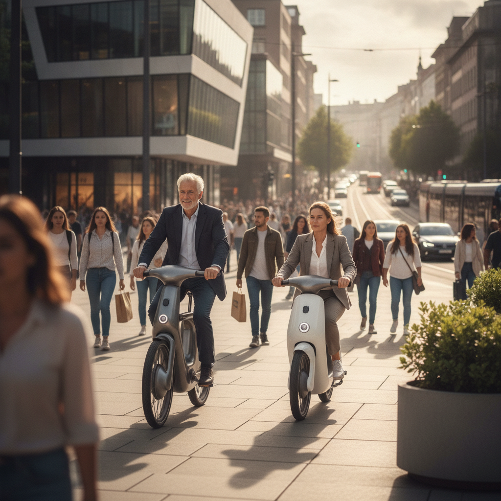 เทรนด์ EV 2027: E-Bike ติด AI เซ็นเซอร์กันชน - ebike-ai-safety-sensor-trend