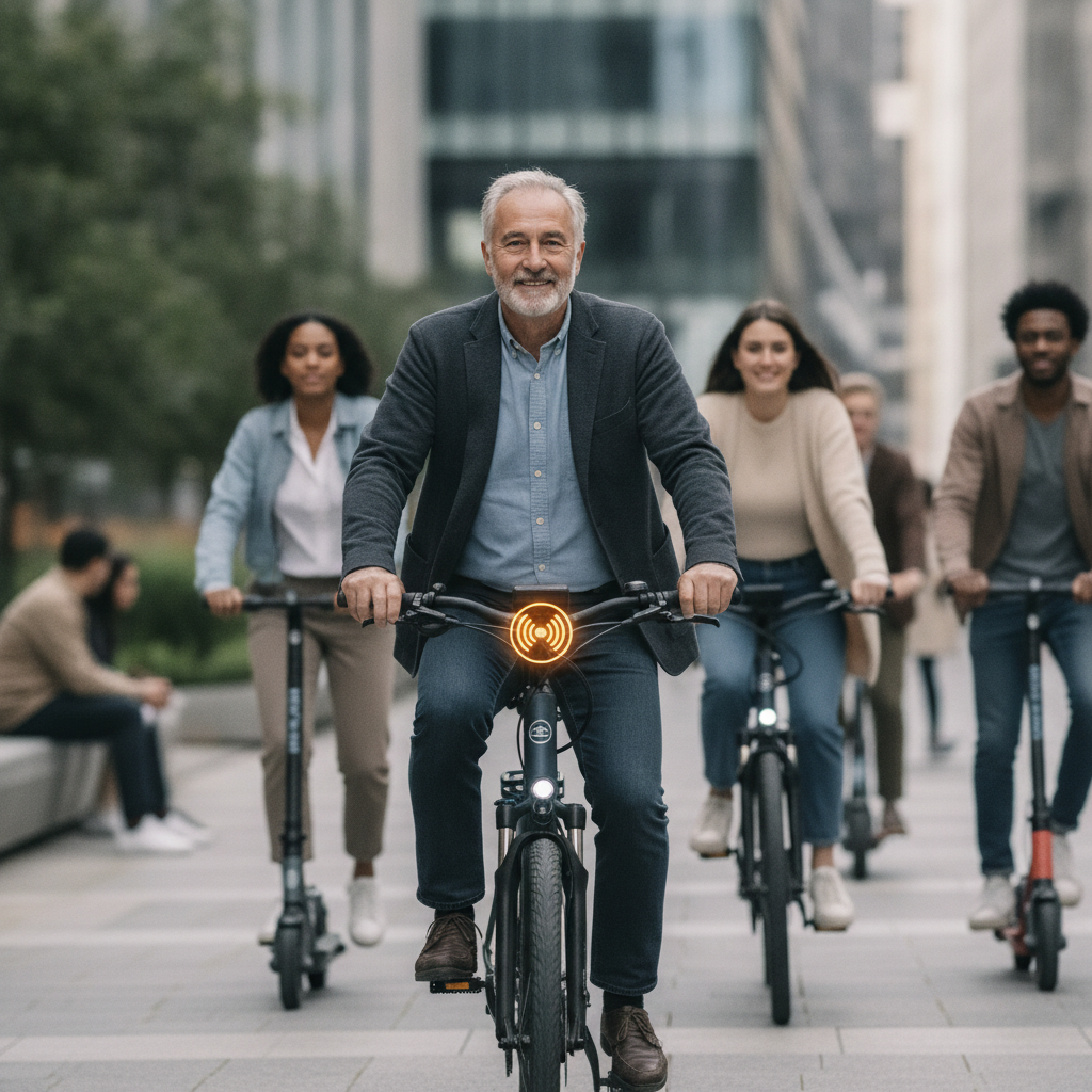 นวัตกรรมล้ำ 2026: E-Bike ติดตั้ง AI เตือนจุดบอดลดอุบัติเหตุ - ebike-ai-safety-warning-trend