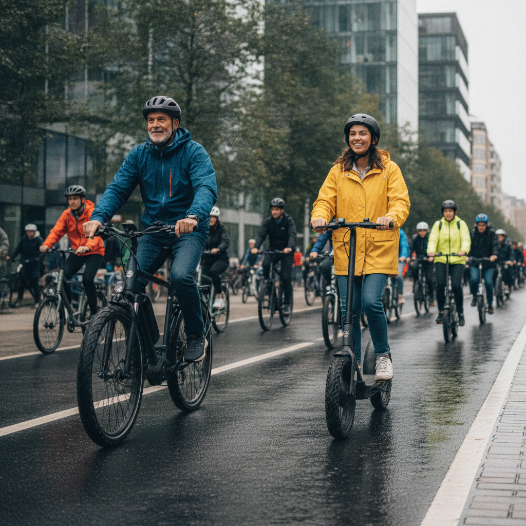 เทรนด์ 2027: ยาง E-Bike ไร้ลม หมดปัญหายางรั่ว ขับปลอดภัย - ebike-airless-tires-tech-trend