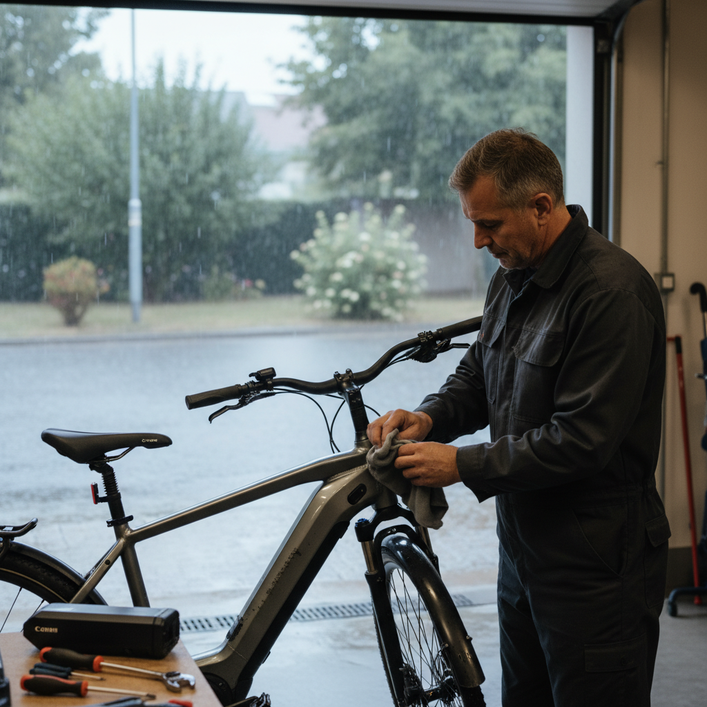 ช่างแนะ! 5 ทริคดูแลแบตเตอรี่ E-Bike หน้าฝน ยืดอายุใช้งาน - ebike-battery-care-rainy-season