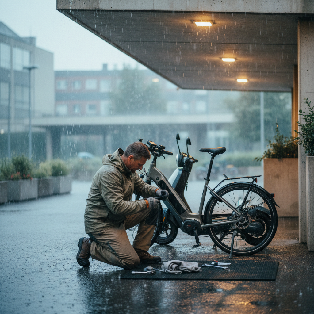 ช่างแนะ! ทริคดูแล E-Bike และแบตเตอรี่รับหน้าฝนปี 2026 - ebike-battery-rain-care