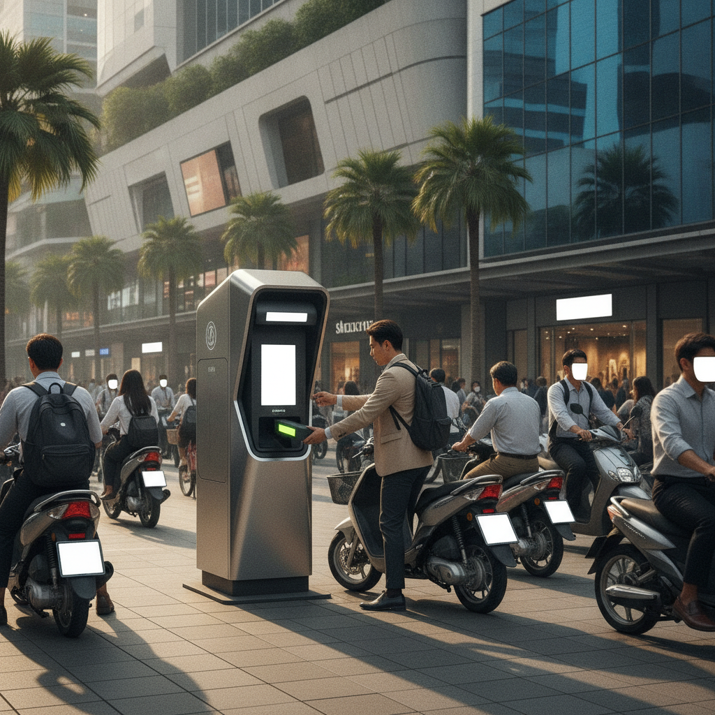 เทรนด์ EV 2027! จุดสลับแบต E-Bike เปลี่ยนไวไม่ต้องรอชาร์จ - ebike-battery-swap-trend