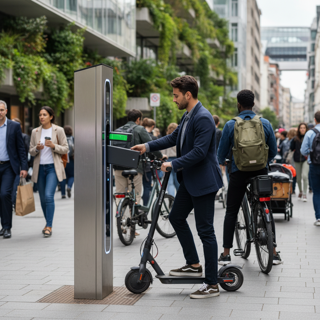 ล้ำไปอีกขั้น! เทรนด์สถานีสลับแบต E-Bike เปลี่ยนไวใน 1 นาที - ebike-battery-swap-trend-2026