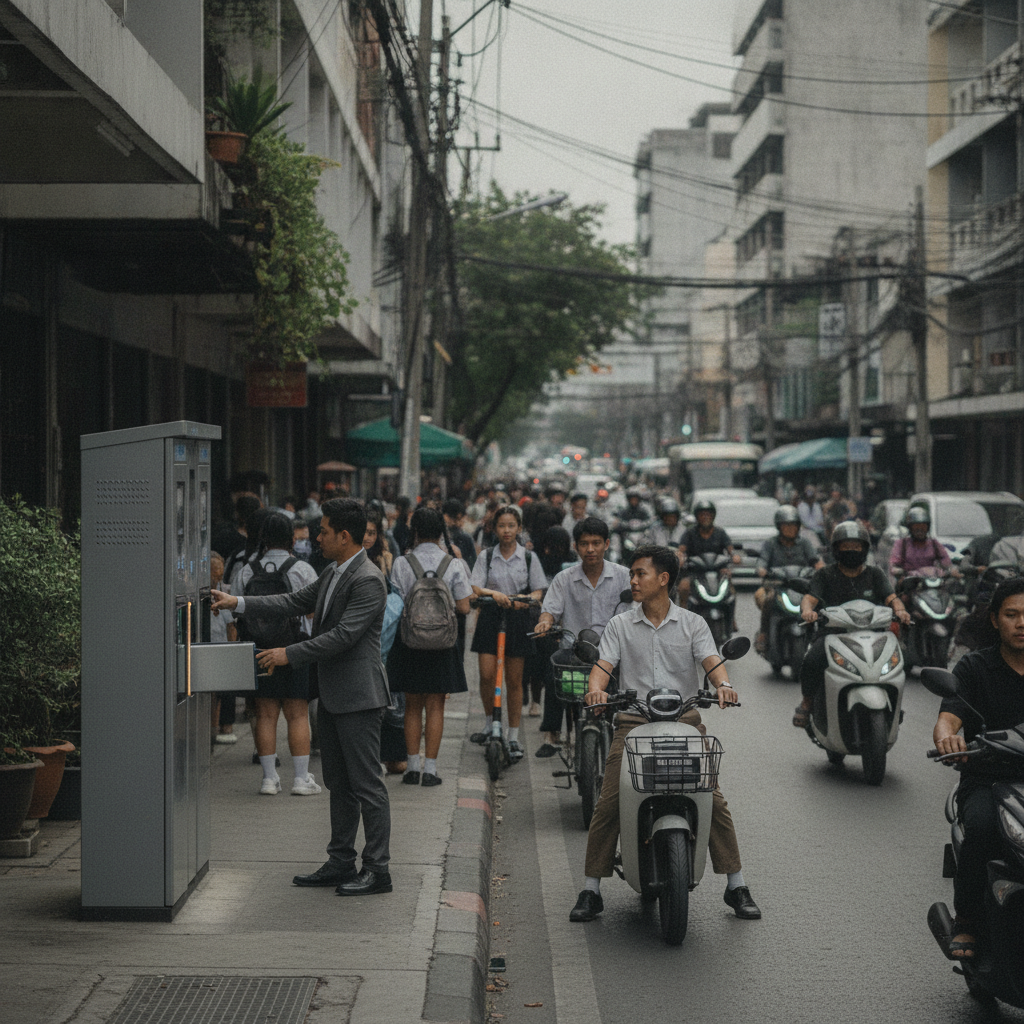 เทรนด์ EV 2027: สถานีสลับแบตเตอรี่ E-Bike ทั่วไทย - ebike-battery-swap-trend
