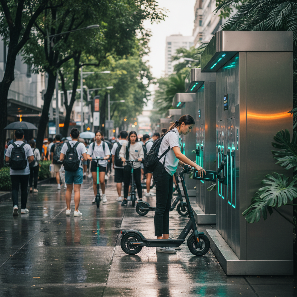 ล้ำไปอีกขั้น! เทรนด์ตู้สลับแบต E-Bike ทั่วไทยปลายปี 2026 - ebike-battery-swap-trend