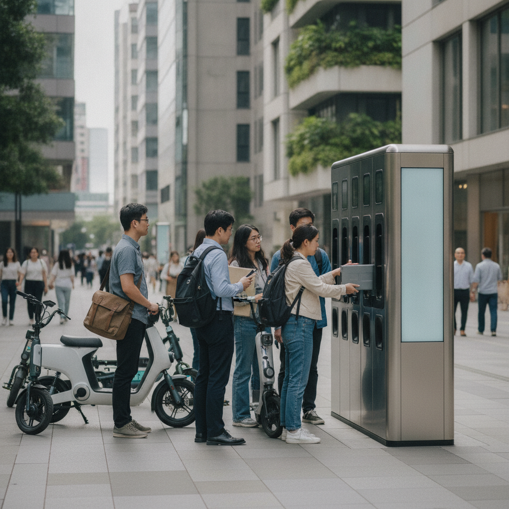 เทรนด์ 2027! ตู้สลับแบตเตอรี่ E-Bike ไม่ต้องรอชาร์จ - ebike-battery-swapping-2027