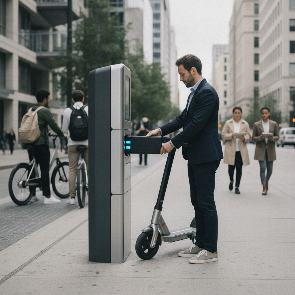 อนาคต EV 2027: ตู้สลับแบตเตอรี่ E-Bike เติมพลังใน 1 นาที - ebike-battery-swapping-station-trend