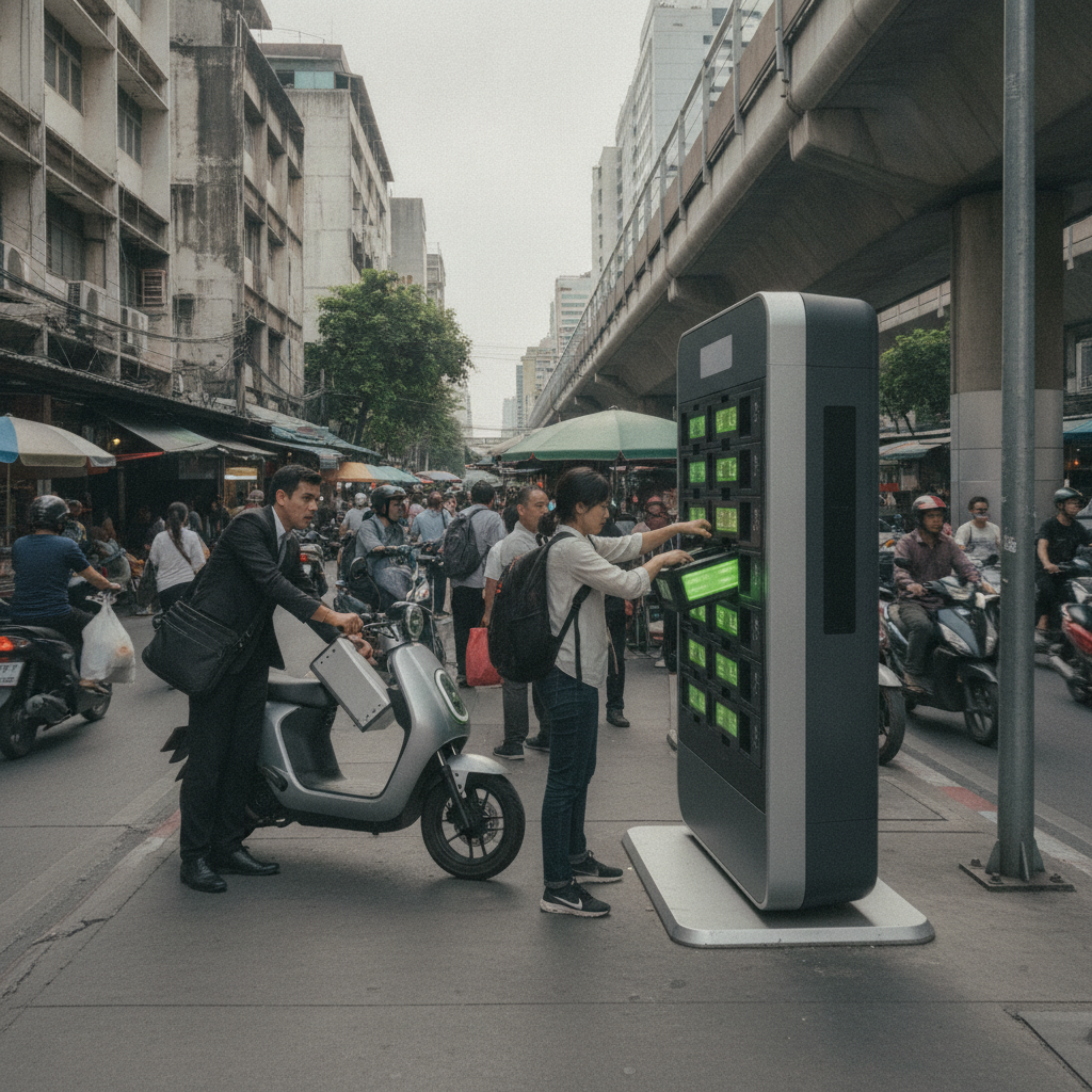เทรนด์ 2027: ตู้สลับแบต E-Bike ทั่วกรุงฯ หมดปัญหารอชาร์จ - ebike-battery-swapping-trend
