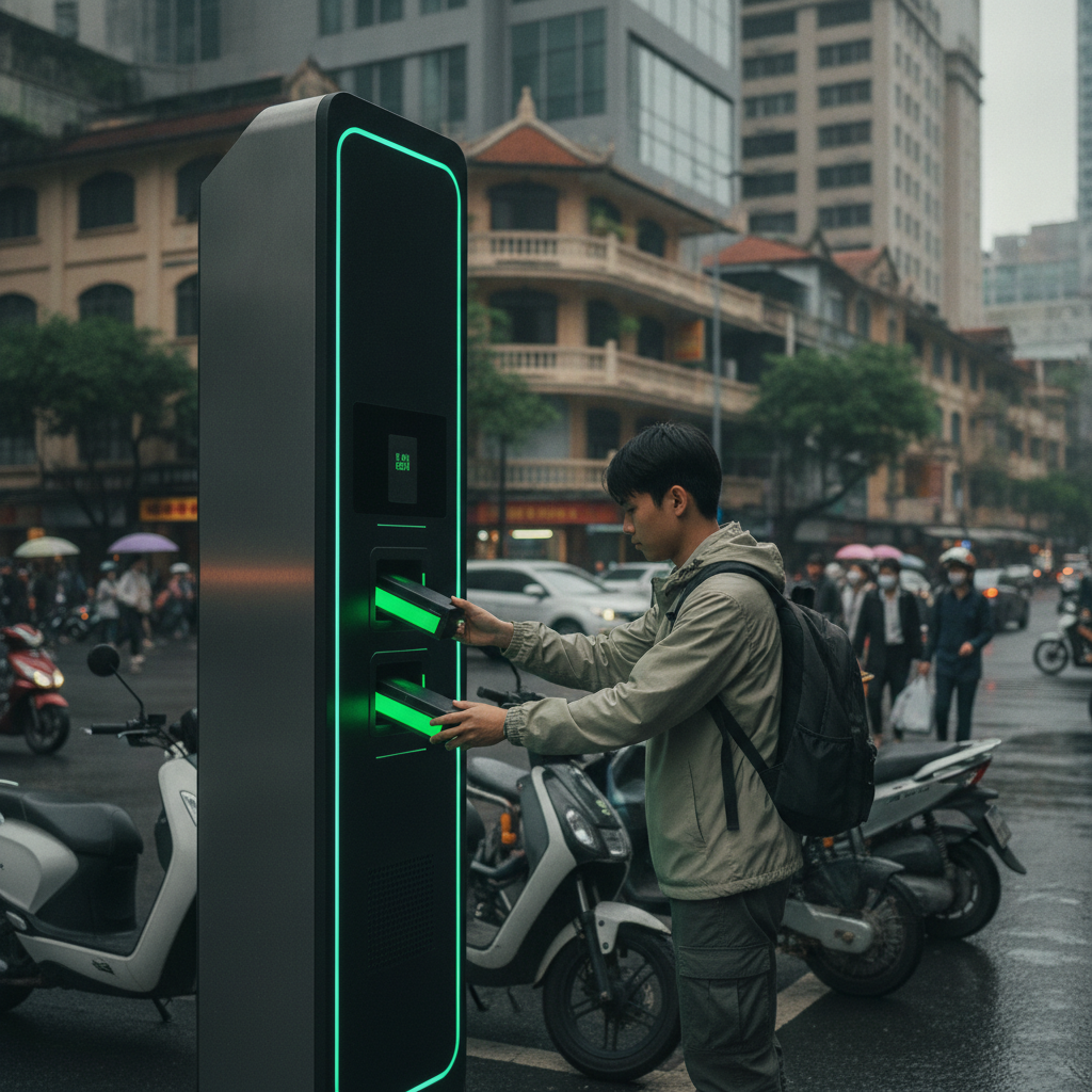 เทรนด์ 2027: ตู้สลับแบตเตอรี่ E-Bike เปลี่ยนไวใน 1 นาที - ebike-battery-swapping-trend