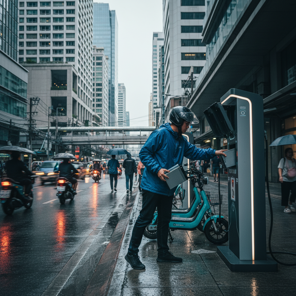 เจาะเทรนด์ EV ปลายปี 2026! สถานีสลับแบตเตอรี่ E-Bike มาแรง - ebike-battery-swapping-trend-2026