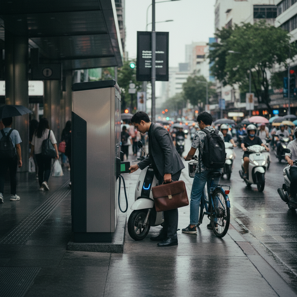 เทรนด์ EV ปลายปี 2026! ผุดตู้สลับแบตเตอรี่ E-Bike ทั่วกรุง - ebike-battery-swapping-trend-2026
