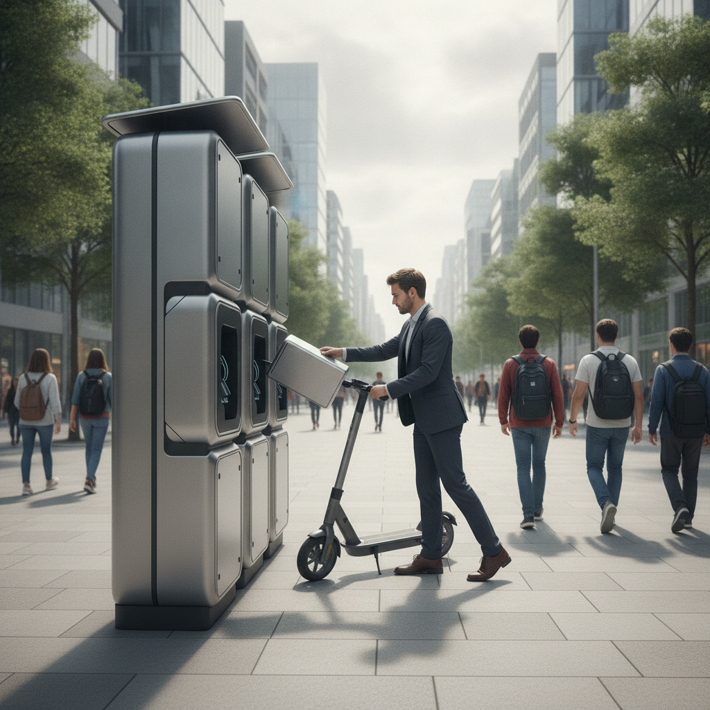 เทรนด์ EV 2027: สถานีสลับแบตเตอรี่ E-Bike ไม่ต้องรอชาร์จ - ebike-battery-swapping-trend