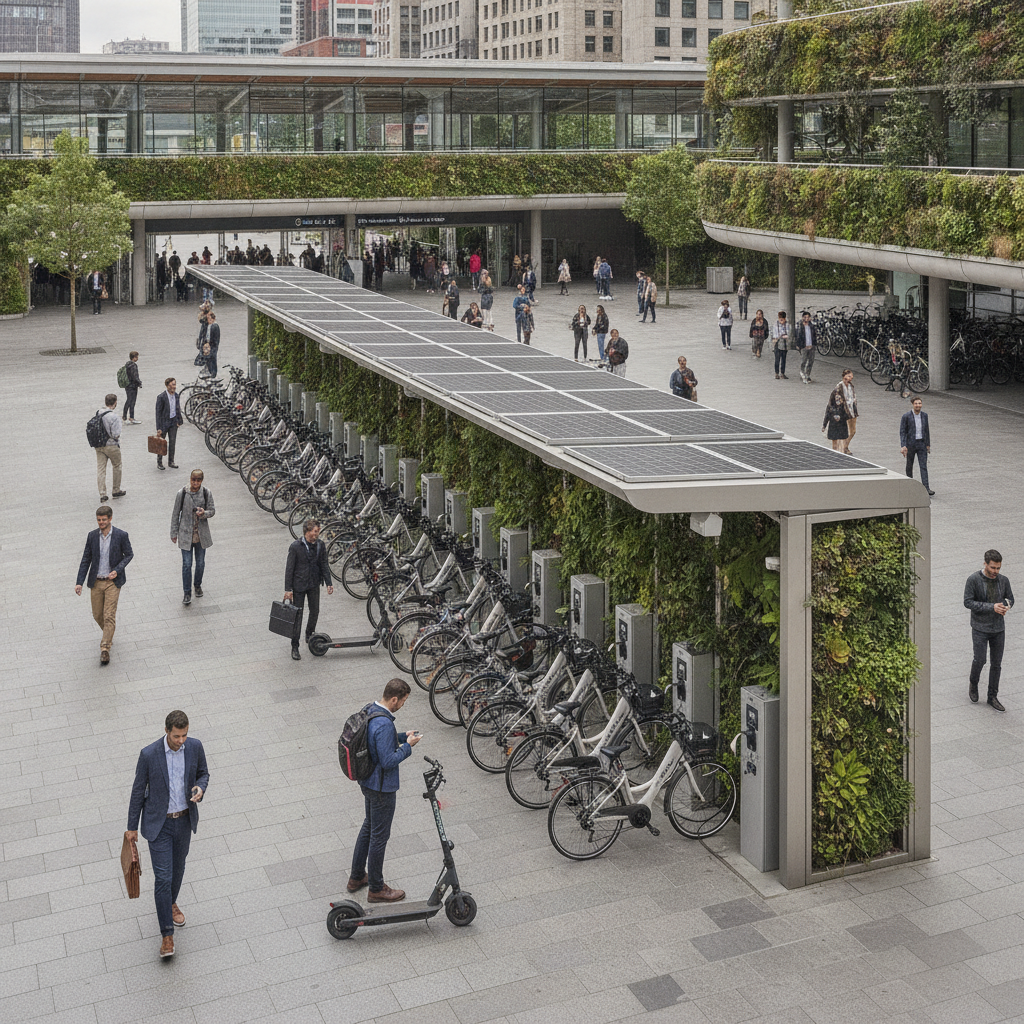 ส่องเทรนด์ 2027! ขยายจุดชาร์จ E-Bike หนุนคนเมือง - ebike-charging-station-trend