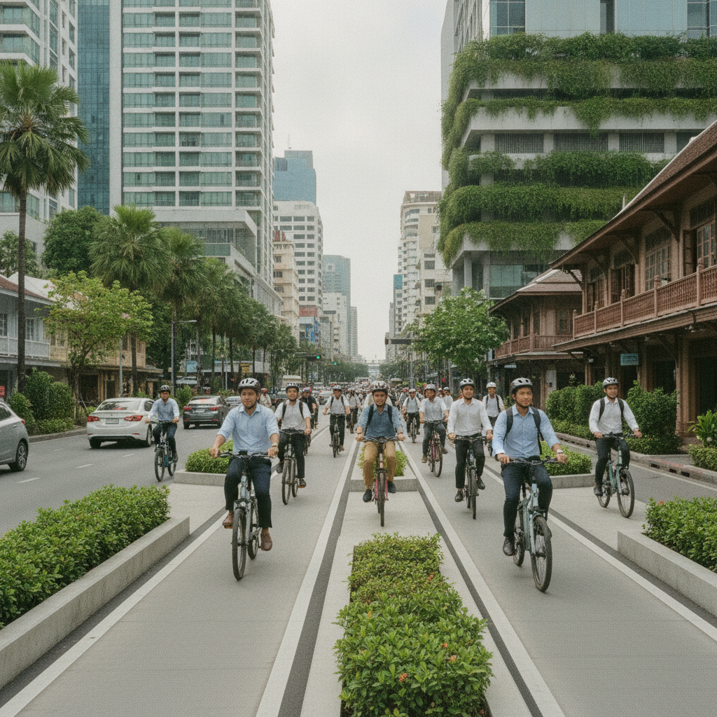 เทรนด์ 2027: ภาครัฐหนุนขยายเลน E-Bike ดันไทยสู่ Smart City - ebike-lane-expansion-trend