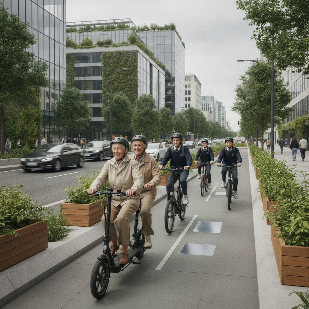 เทรนด์ภาครัฐ 2027! ลุยสร้างเลน E-Bike สกู๊ตเตอร์ขับปลอดภัย - ebike-scooter-smart-lane-trend