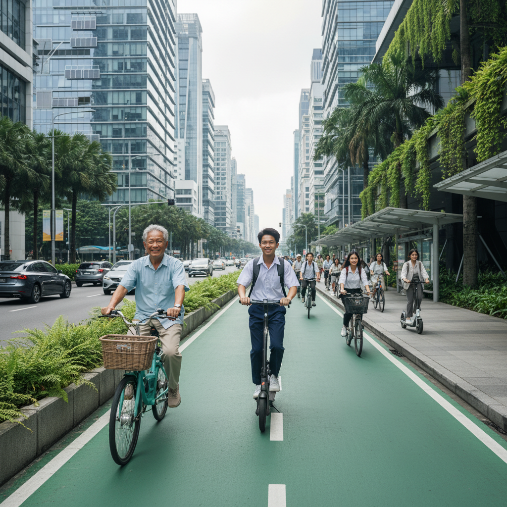 นโยบายรัฐปี 2027: ดัน E-Bike วิ่งเลนพิเศษ ปลอดภัยยิ่งขึ้น - ebike-smart-city-policy-2027