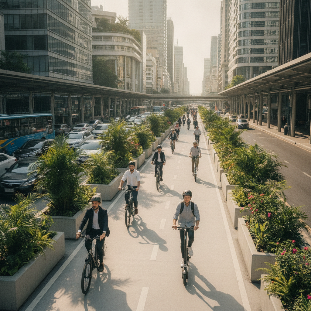 เทรนด์ 2027: รัฐเตรียมดัน เลนพิเศษ E-Bike ปลอดภัยทั่วเมือง - ebike-special-lane-policy-2027
