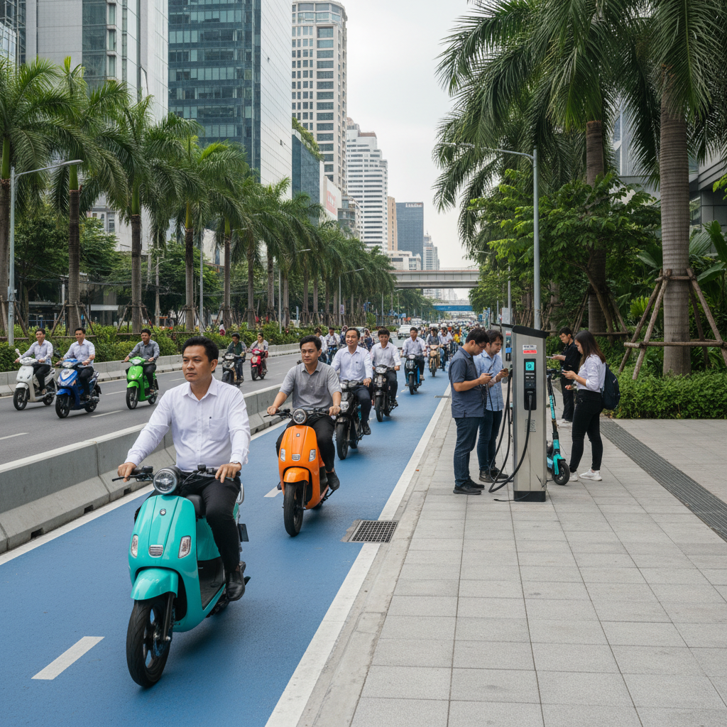 นโยบายใหม่ 2027! เลนพิเศษ E-Bike หนุนคนไทยลดค่าน้ำมัน - ebike-special-lane-policy-2027