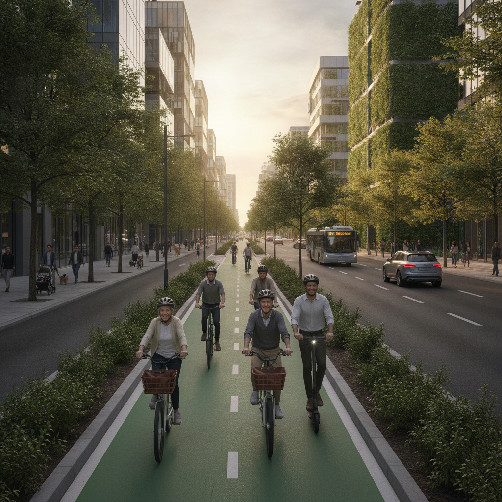 เทรนด์สัญจร 2027: ดันนโยบายเลนพิเศษ E-Bike ปลอดภัยขั้นสุด - ebike-special-lane-policy