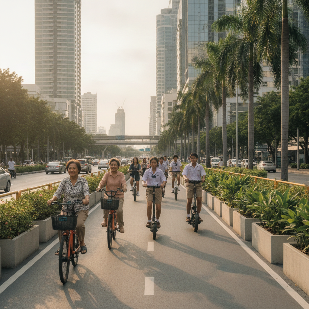เทรนด์ EV 2027: อัปเดตแผนขยายเลนพิเศษ E-Bike ปลอดภัยทุกวัย - ebike-special-lane-trend-2027