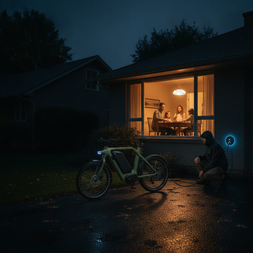 เทรนด์ 2027: E-Bike V2L จ่ายไฟฉุกเฉิน เป็นแบตสำรองให้บ้าน - ebike-v2l-power-bank-trend