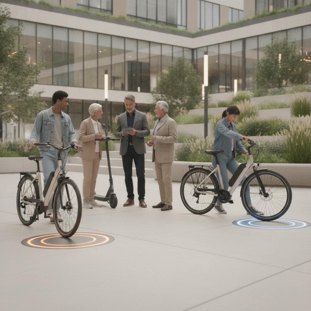 เทรนด์ EV 2027: แท่นชาร์จไร้สาย E-Bike จอดปุ๊บชาร์จปั๊บ - ebike-wireless-charging-pad-trend