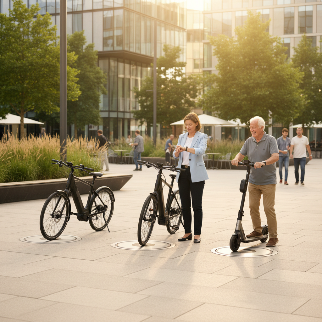 เทรนด์ EV โลก 2026! ลุ้นนวัตกรรมชาร์จไฟไร้สายบน E-Bike - ebike-wireless-charging-trend