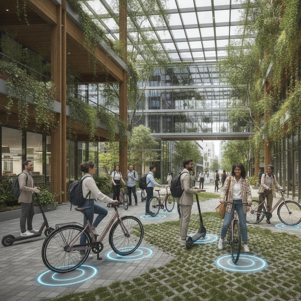 เทรนด์ 2027: ลานจอด E-Bike ชาร์จไร้สาย สะดวกสุดวัยทำงาน - ebike-wireless-charging-trends