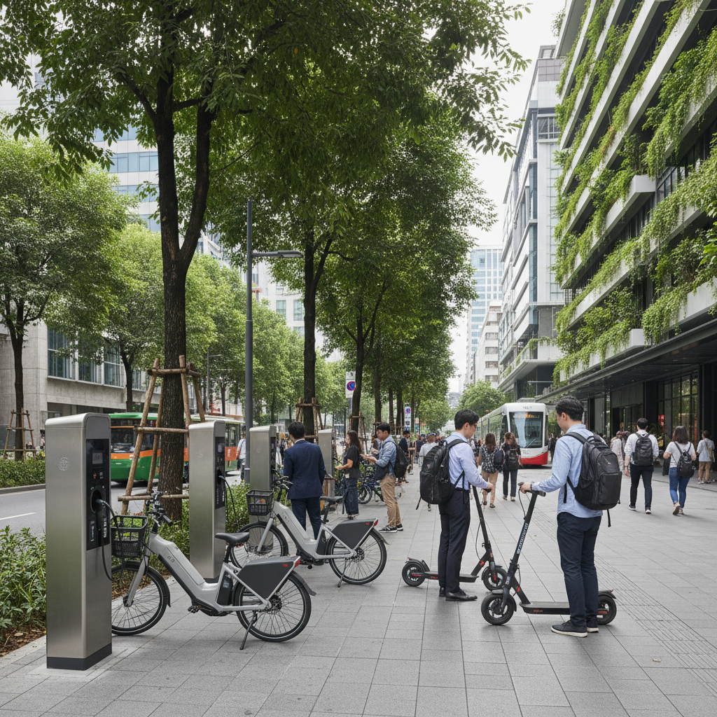 รับเทรนด์ Eco City! สถานี Charging ผุดทั่วไทยหนุน E-Bike - eco-city-ev-charging-trend