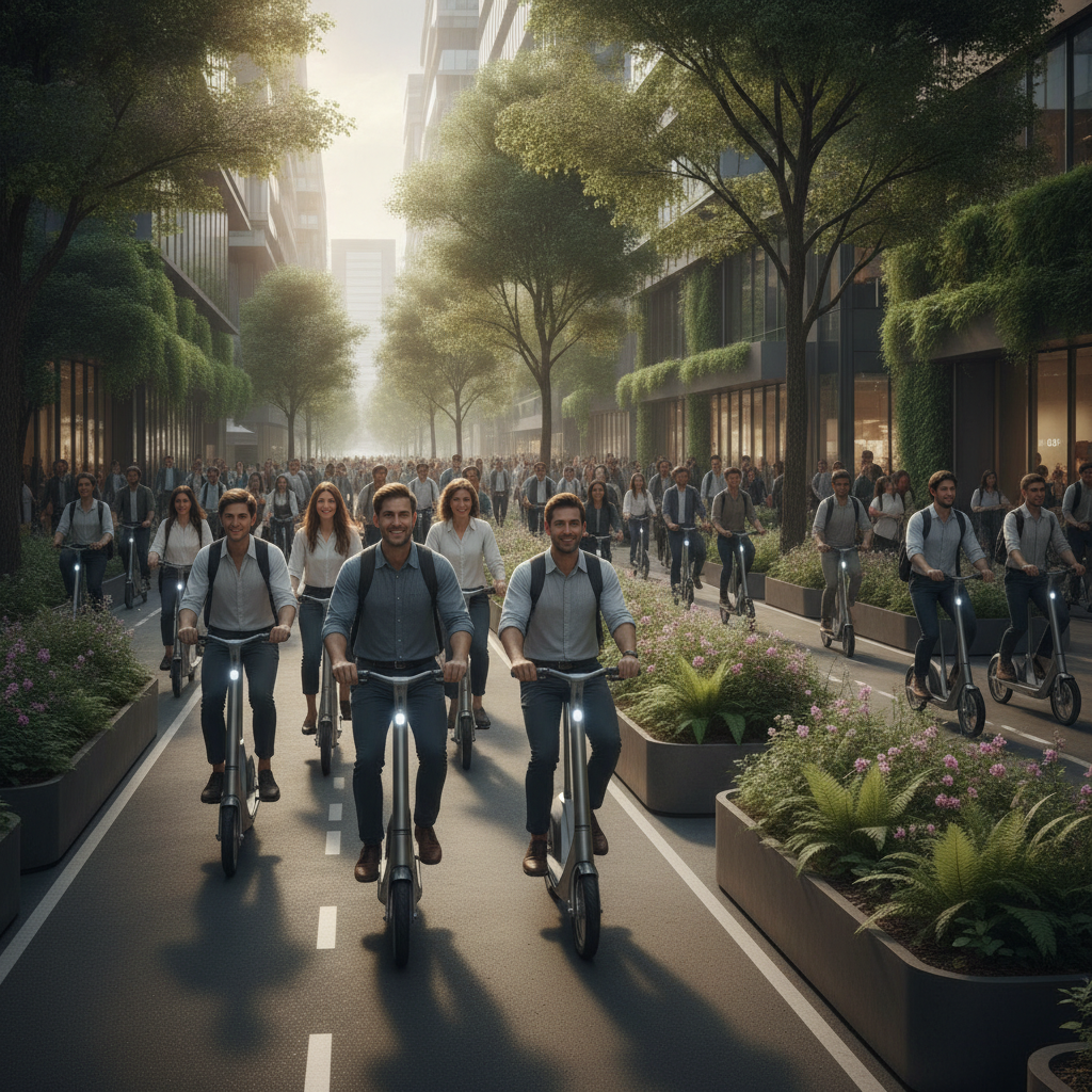 อัปเดต EV 2027: นโยบายเมืองสีเขียวดัน E-Bike ลดใช้น้ำมัน - eco-city-policy-ebike-2027