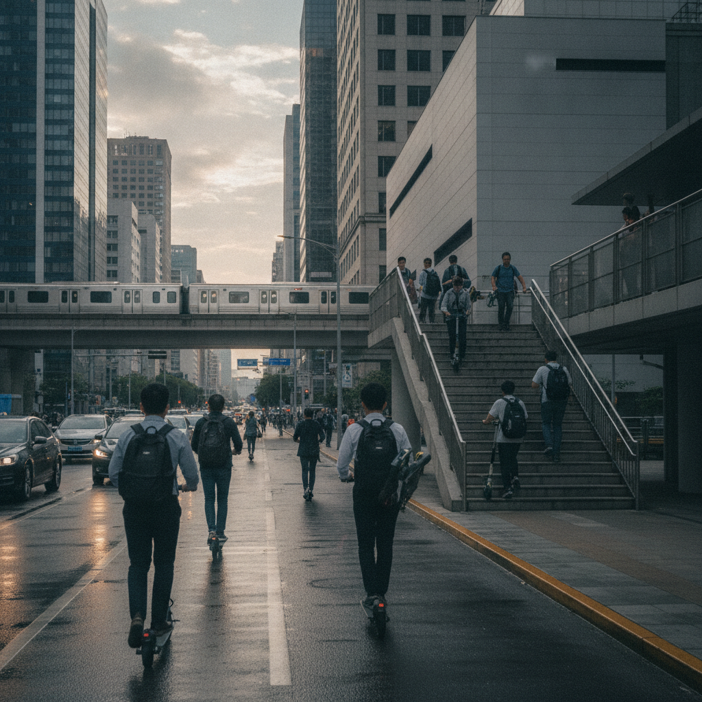 เจาะเทรนด์ขนส่ง 2026: สกู๊ตเตอร์ไฟฟ้าฮีโร่เชื่อมต่อรถไฟฟ้า - electric-scooter-transit-trend-2026
