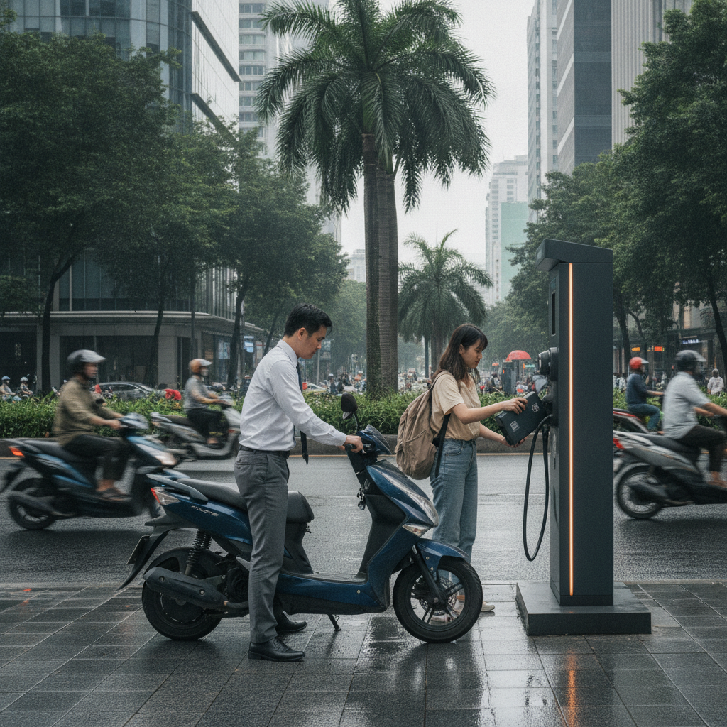 เทรนด์ EV 2026: รัฐจ่อผุดตู้สลับแบต E-Bike ขับฟินไม่สะดุด - ev-battery-swap-station-trend