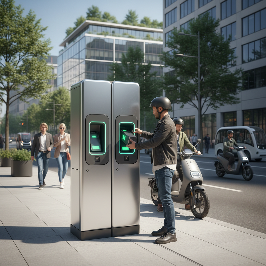 เทรนด์ EV 2027! ตู้สลับแบตเตอรี่ E-Bike สะดวกไม่ต้องรอชาร์จ - ev-battery-swapping-trend-2027